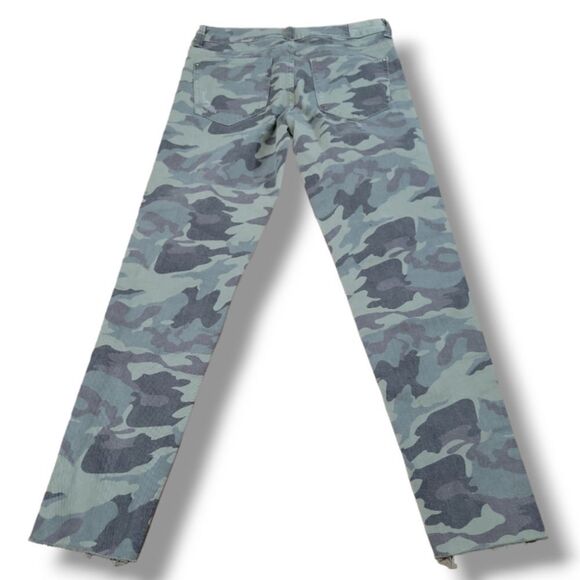 Zara Jeans Size 4 W28"xL27" Zara Z1975 Denim Pants Skinny Jeans Camouflage Camo - Picture 3 of 7